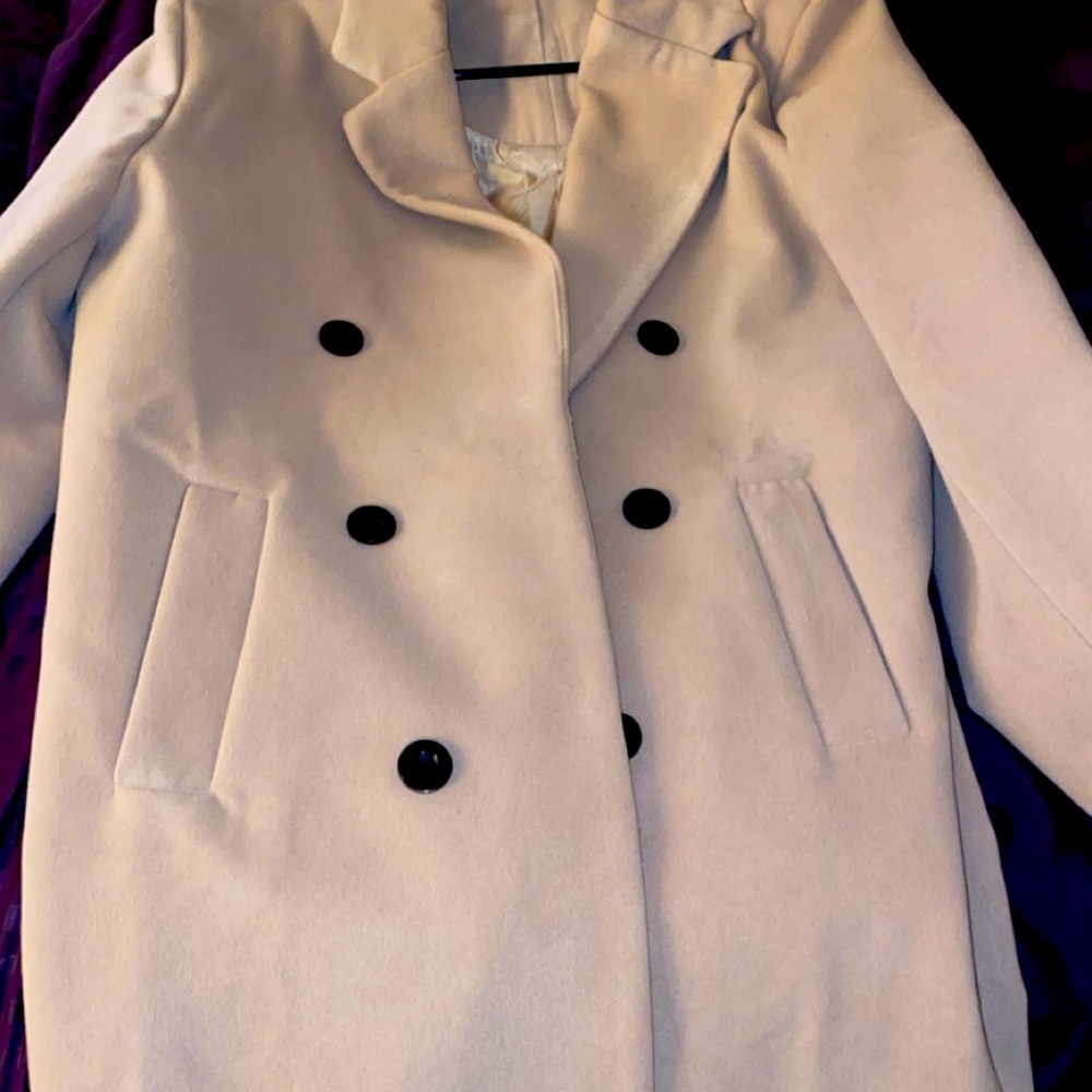 Tan pea coat